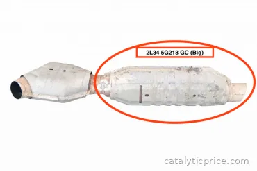 pot catalytique 2L34 5G218 GC (REAR)