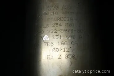 pot catalytique 7L8254301J 7P6131690A 7P6166CA