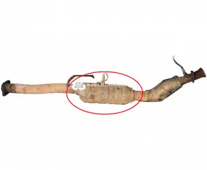 1L54 BC NEP (REAR) catalytic converter