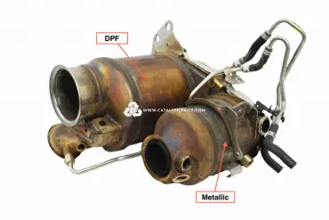 pot catalytique 5Q0131705AJ (Only Metallic)