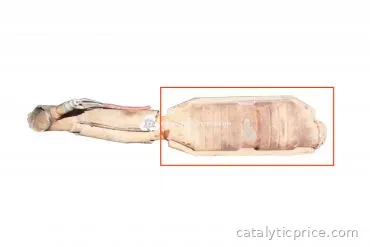 XL34 5E214 VC (REAR) catalytic converter