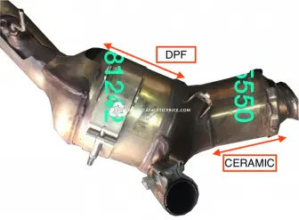 pot catalytique HK83-5H240-JH (CERAMIC)