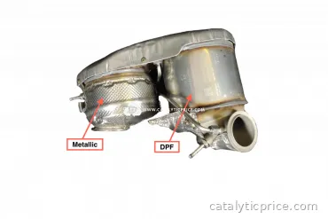 pot catalytique 03N131765B 03N131656J 3Q0166AA 3Q0181AB