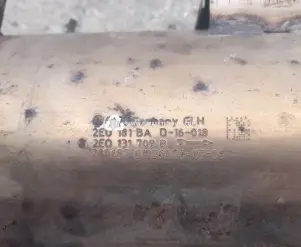 pot catalytique 2E0181BA 2E0131709B