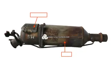 pot catalytique TR PSA K241 (CERAMIC)