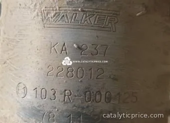 KA 237 catalytic converter