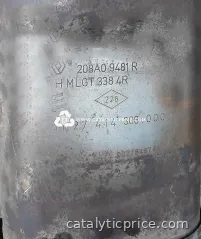 pot catalytique 208A09481R