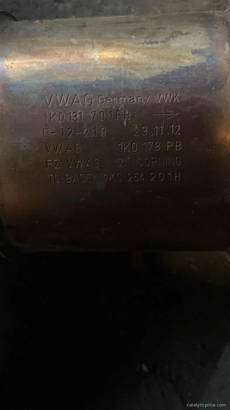 1K0131701FH catalytic converter