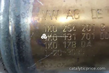 pot catalytique 1K0254201B 1K0131701DD 1K0178QA