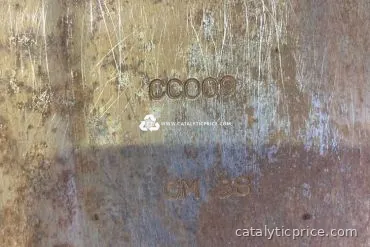 GM 38 catalytic converter