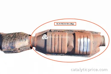 3L34 5E214 DA (REAR) catalytic converter