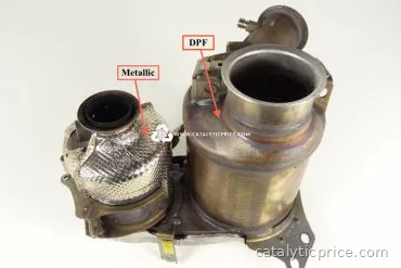 pot catalytique 04L131648 04L131765AF 5Q0166CA 5Q0181AA