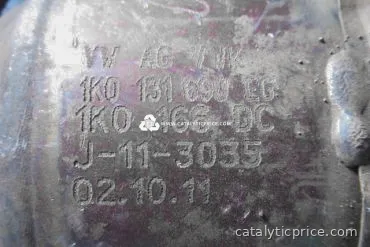 1K0131690EG 1K0166DC catalytic converter