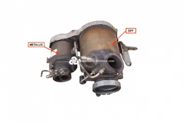 catalisador 04L131602C 04L131765H 5Q0181BB 5Q0166AB (Metallic)