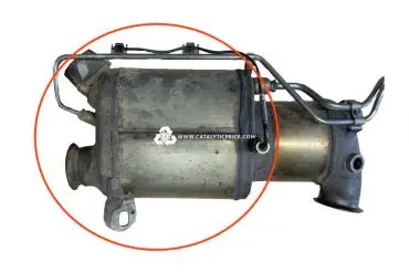 7E0254700G 7E0131723H 7E0214AA (DPF) catalytic converter