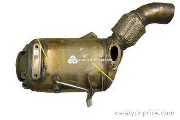 محوّل حفّاز 1711858 (dpf + metal)